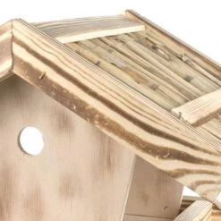 Kölle Vogelfutterhaus Aus Kiefernholz, Mit Strohdach, Ca. 30 X 38 Cm -Gartenbedarf Verkäufe 2024 0910100033 Koelle Futterspender Kiefernholz natur Strohdach ca30x38cm 2 117705