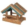 Vogelfutterhaus Kiefer Mit Rindendach, Braun Oder Grün, 19 X 24 X 22 Cm -Gartenbedarf Verkäufe 2024 0910101284 Vogelhaus Kiefer mit Rindendach braun gruen 19x24xH 22cm 55270