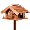 Vogelfutterhaus Almhütte Mit Liebevollen Details, Inkl. Ständer, FSC®, Ca. 56 X 46 X 35,5 Cm -Gartenbedarf Verkäufe 2024 0910101340 Vogelfutterhaus Almhuette inkl Staender FSC ca56x46x35 5cm 55368