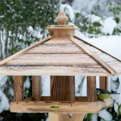 Kiefer-Vogelhaus 'Heat', Geflammt, 49 X 49 X 39 Cm -Gartenbedarf Verkäufe 2024 0910101501 Vogelfutterhaus Heat 2 118880
