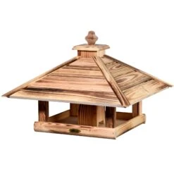 Kiefer-Vogelhaus 'Heat', Geflammt, 49 X 49 X 39 Cm -Gartenbedarf Verkäufe 2024 0910101501 Vogelfutterhaus Heat 3 118881