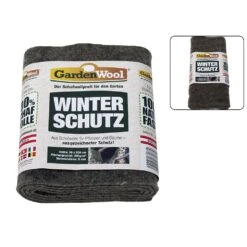 Winterschutzmatte Grau, Faserlänge: Ø45 Mm, 100 % Schafwolle