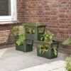 Stack & Grow, Grün, Volumen 15 Liter, Ca. 51 X 35 X 36 Cm -Gartenbedarf Verkäufe 2024 0910850525 Stack Grow leaf green2 107203