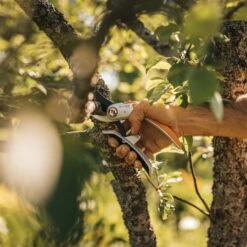 Fiskars Schere 'Plus PowerLever', Schwarz/orange -Gartenbedarf Verkäufe 2024 0920300707 Plus PowerLever Metall Bypass Gartenschere 3 106801