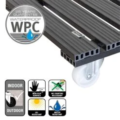 Multi Roller WPC, 120 Kg Tragkraft, Ca. 39 X 39 X 11 Cm 10 Multi Roller WPC, 120 Kg Tragkraft, Ca. 39 X 39 X 11 Cm -Gartenbedarf Verkäufe 2024 0920600470 multi roller wpc anthrazit 5 116657