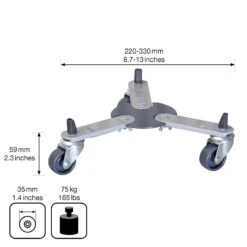 Multi Roller Sun City, Tragkraft 75 Kg, Stahl, Ca. 6 X 26,5-37,5 Cm -Gartenbedarf Verkäufe 2024 0920600493 multi roller suncity small 4 116676
