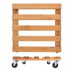 Multi Roller, Tragkraft 120 Kg, Hellbraun, Ca. 10 X 38 X 38 Cm -Gartenbedarf Verkäufe 2024 0920600514multi roller kiefer kastanie 6 116710