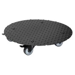 Pflanzenroller 'Alaska', Tragkraft 150 Kg, Anthrazit, Alu, 7 X 38 X 38 Cm