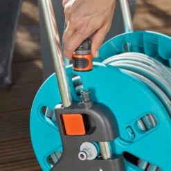 Schlauchwagen AquaRoll S, Gardena, Schlauchlängen Bis 15 M -Gartenbedarf Verkäufe 2024 0930200441 Schlauchwagen Aqua Roll S Set kpl mit 20m Schlauch und Systemteilen 6 61595