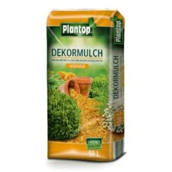 Plantop Dekormulch Goldgelb, 1950 L Gesamt, 39 Sack á 50 Liter -Gartenbedarf Verkäufe 2024 0960200190 Plantop Dekormulch 10 40mm goldgelb 50l 1 1 78111