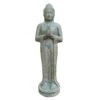 Buddha Stehend, Grau, Steinguss, 36 X 28 X 119 Cm, 75 Kg -Gartenbedarf Verkäufe 2024 0980305409 stehender Buddha indisch Steinguss 100477