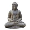 Buddha Sitzend, Grau, Steinguss, 40 X 36 X 25 Cm -Gartenbedarf Verkäufe 2024 0980305981 sitzender Buddha japanisch 100490