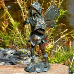 Rottenecker Fee Stehend, Bronze, 36 X 18 X 19 Cm