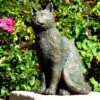 Rottenecker Bronze-Katze, Mittelgroß, Sitzend, 25 X 13 X 23 Cm -Gartenbedarf Verkäufe 2024 0980306261 Katze mittelgross H25xB13xT23cm3 75590