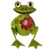 Metall-Frosch Mit Blume, 22 X 19 X 19 Cm -Gartenbedarf Verkäufe 2024 0980306353 Koelle Frosch mit Blume sitzend 107071