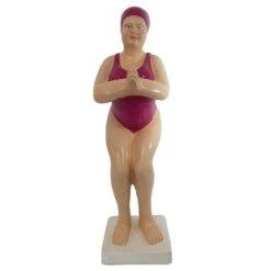 Dekofigur Badende Frau, Brombeer, Höhe Ca. 112 Cm