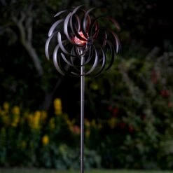 Solarwindrad Spiro, Integrierte Solarkugeln, 130 X 38 Cm -Gartenbedarf Verkäufe 2024 0980403755 Solar Windrad Spiro3 64774