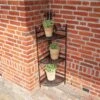 Etagere 1/4, Faltbar, Schwarz, Eisen, Ca. 31 X 31 X 114 Cm -Gartenbedarf Verkäufe 2024 0980404376 Etagere 1 4 faltbar 2 97105