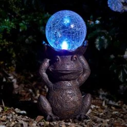 Solarleuchte 'Frosch Mit Kugel', 41 X 20 X 16 Cm 7 Solarleuchte 'Frosch Mit Kugel', 41 X 20 X 16 Cm -Gartenbedarf Verkäufe 2024 2950100494 Solarleuchte Frosch 2 105903