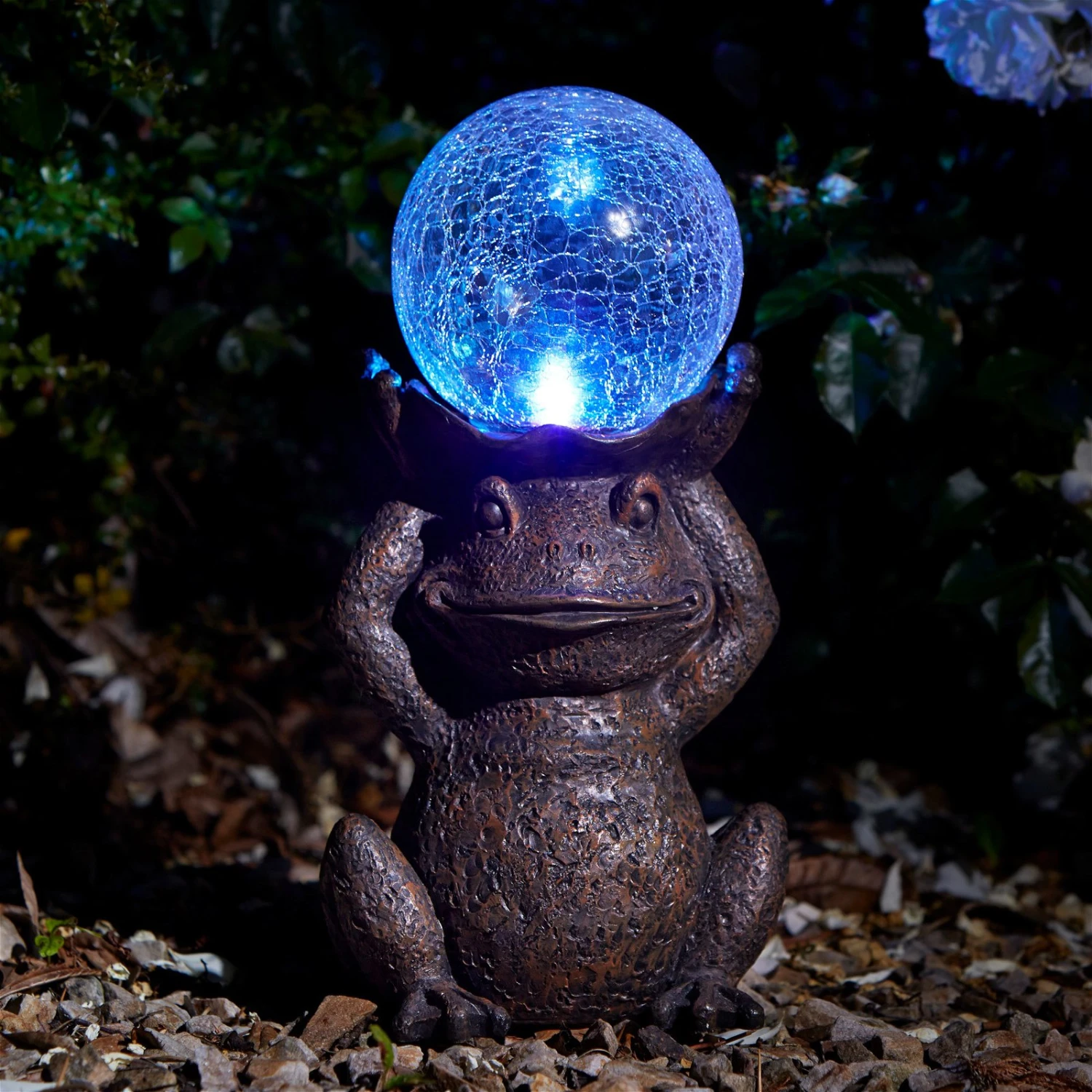 Solarleuchte 'Frosch Mit Kugel', 41 X 20 X 16 Cm 5 Solarleuchte 'Frosch Mit Kugel', 41 X 20 X 16 Cm – Bild 3