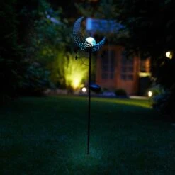 Solargartenstecker Mandala Moon, Blau, 17,5 X 6,0 X 85,0 Cm -Gartenbedarf Verkäufe 2024 2950100555 Solar Gartenstecker Mandale Moon blau 9 90069