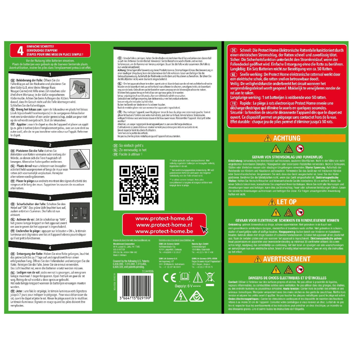 Protect Home Elektronische Rattenfalle, 1 Stück 4 Protect Home Elektronische Rattenfalle, 1 Stück – Bild 2