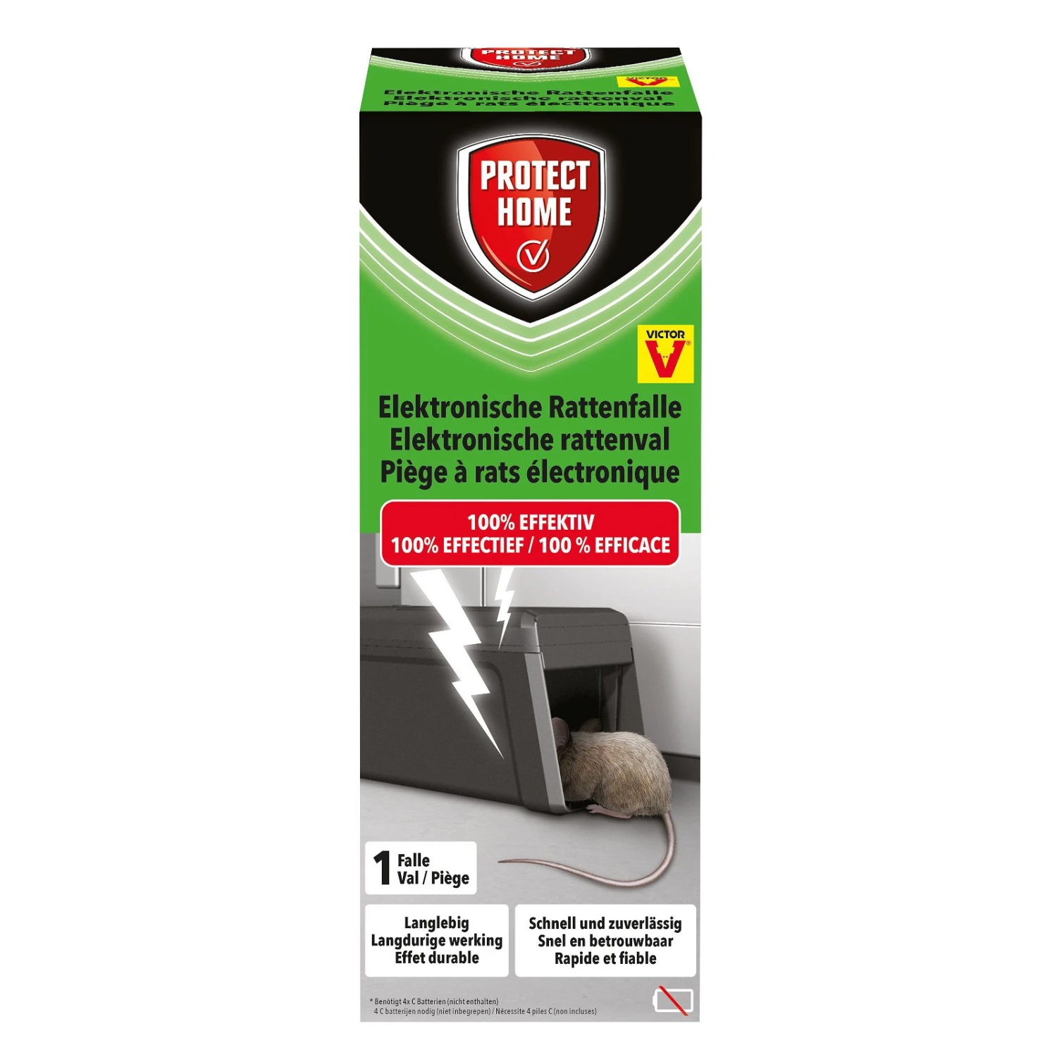 Protect Home Elektronische Rattenfalle, 1 Stück 3 Protect Home Elektronische Rattenfalle, 1 Stück