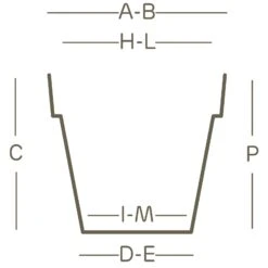 Euro 3 Plast Pflanzgefäß "Mitu Pac Quadro" Weiß, 40 Cm, Erdvol. 41 L -Gartenbedarf Verkäufe 2024 3210103179 Pflanzgefaess Mitu Pac Quadro technische Zeichnung 111249