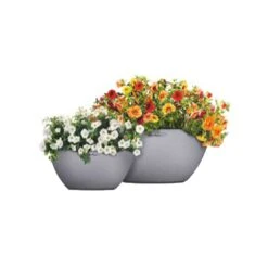 LECHUZA® Pflanzschale Cubeto Steingrau -Gartenbedarf Verkäufe 2024 3210103386 Pflanzschale Cubeto steingrau D40cm Erdvol11 5l 02 38976