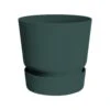 Pflanzgefäß „Greenville Round 25“ In Leaf Green Von Elho -Gartenbedarf Verkäufe 2024 3210103650 3210103654 3210103658 3210103662 Pflanzgefaess Greenville round leaf green Varianten 25 30 40 47 61894 1