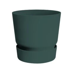 Pflanzgefäß „Greenville Round 25“ In Leaf Green Von Elho