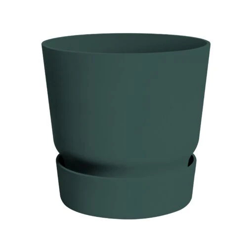 Pflanzgefäß „Greenville Round 25“ In Leaf Green Von Elho -Gartenbedarf Verkäufe 2024 3210103650 3210103654 3210103658 3210103662 Pflanzgefaess Greenville round leaf green Varianten 25 30 40 47 61894 1