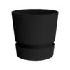 Elho Pflanzgefäß 'Greenville Round 25', Living Black, Ø 24,5 X H 23,1 Cm -Gartenbedarf Verkäufe 2024 3210103651 3210103655 3210103659 3210103663 Pflanzgefaess Greenville round living black Varianten 25 30 40 47 61893
