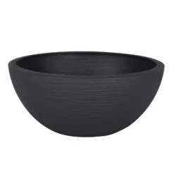 Pflanzschale Graphit Ella, Anthrazit, Ø 24,5 X H 10 Cm