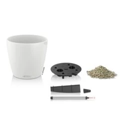 LECHUZA Pflanzgefäß 'Classico Color 70', Weiß, Ø 70 X H 64,5 Cm -Gartenbedarf Verkäufe 2024 3210103918 Pflanzgefaess Classico Color 60 All in 1 weiss 2 109194