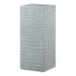 Pflanzgefäß 'Muretto High', Grau, L 26 X B 26 X H 60 Cm