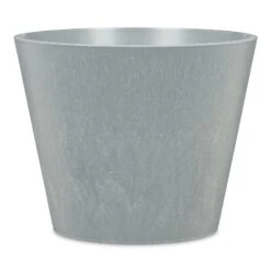 Pflanzgefäß 'Purista', Grau, Ø 30 X H 24 Cm