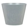 Pflanzgefäß 'Purista' Mit Reservoir, Rund, Concrete, Grau, Kunststoff