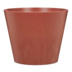 Pflanzgefäß 'Purista' Mit Reservoir, Rund, Hellbraun, Kunststoff