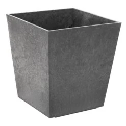 Pflanzgefäß 'Sonata', Granit, Kunststoff, Ca. 30 X 30 X 33 Cm