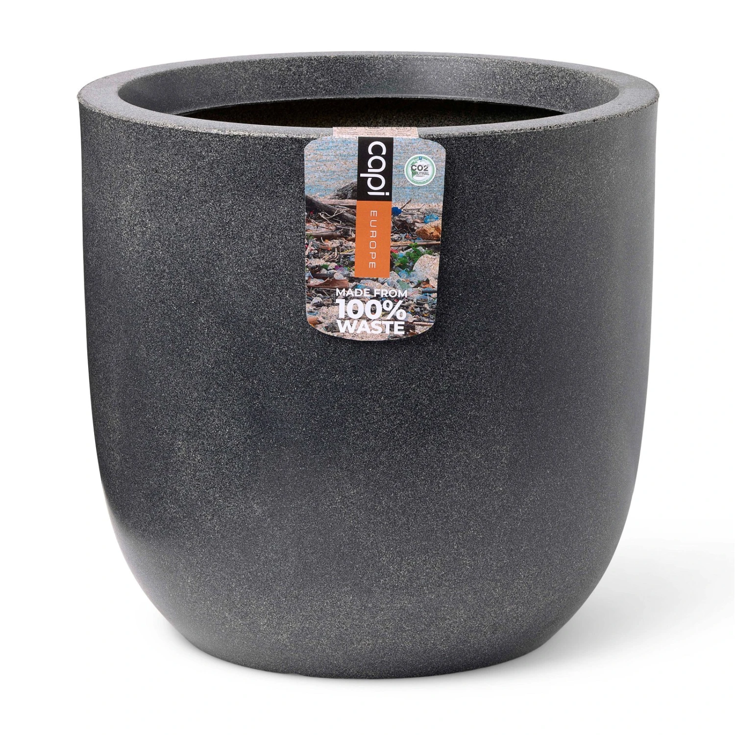 Pflanzgefäß 'Smooth', Grau 3 Pflanzgefäß 'Smooth', Grau