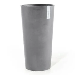 Pflanzgefäß 'Amsterdam Midi', Grau, Ø 34 X H 66 Cm