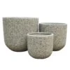 Pflanzgefäß 'Stromy', Beton, Ø 51 X H 48 Cm