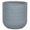 Pflanzgefäß 'Chester 04', Hellgrau, Ø 25 X H 25 Cm