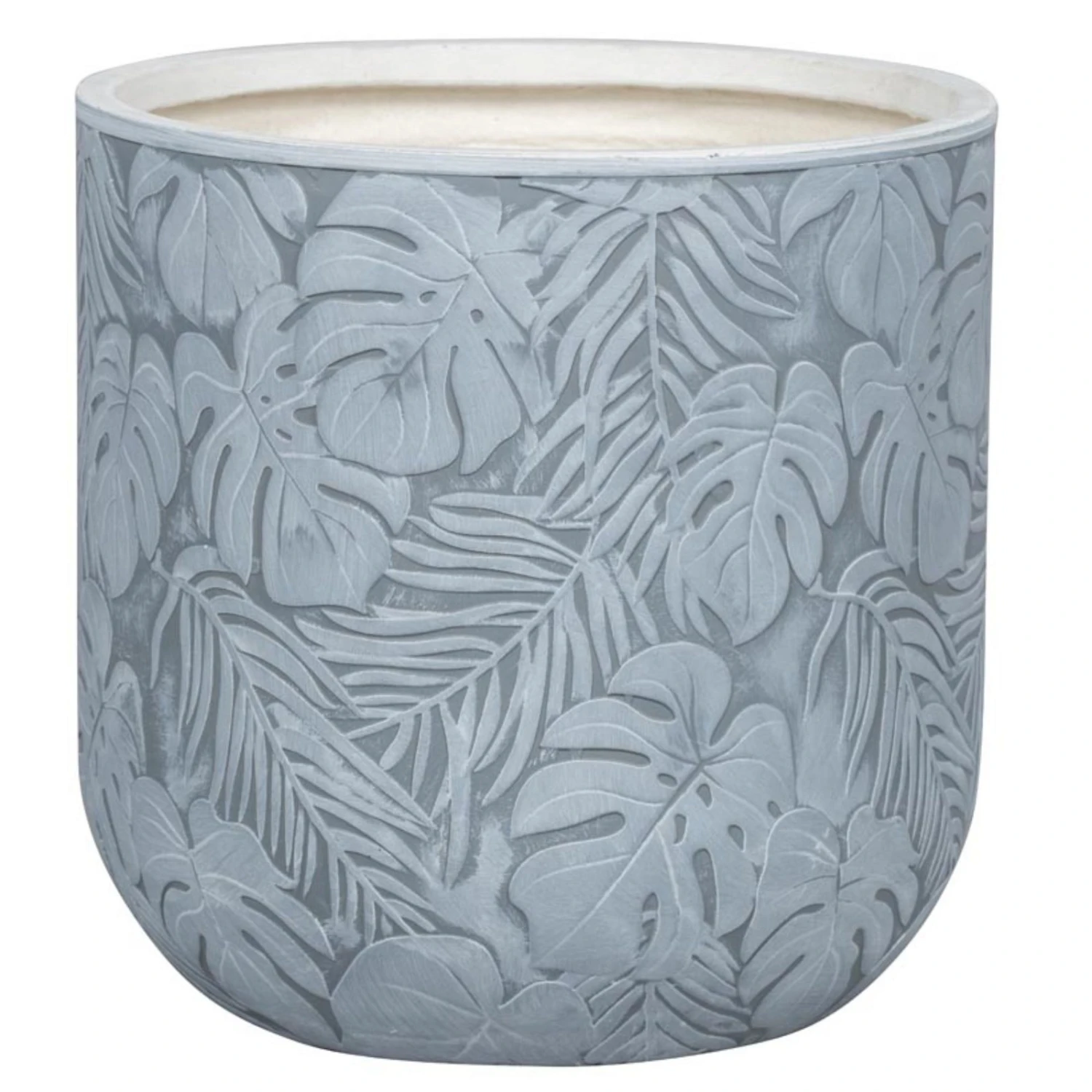 Pflanzgefäß 'Chester 08', Hellgrau, Ø 25 X H 25 Cm 3 Pflanzgefäß 'Chester 08', Hellgrau, Ø 25 X H 25 Cm