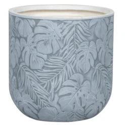 Pflanzgefäß 'Chester 08', Hellgrau