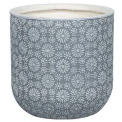 Pflanzgefäß 'Chester 02', Hellgrau, Ø 25 X H 25 Cm