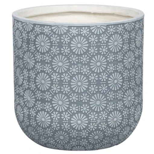 Pflanzgefäß 'Chester 02', Hellgrau, Ø 25 X H 25 Cm -Gartenbedarf Verkäufe 2024 3210801561 3210801562 3210801563 Chester 02W hellgrau 115370 2