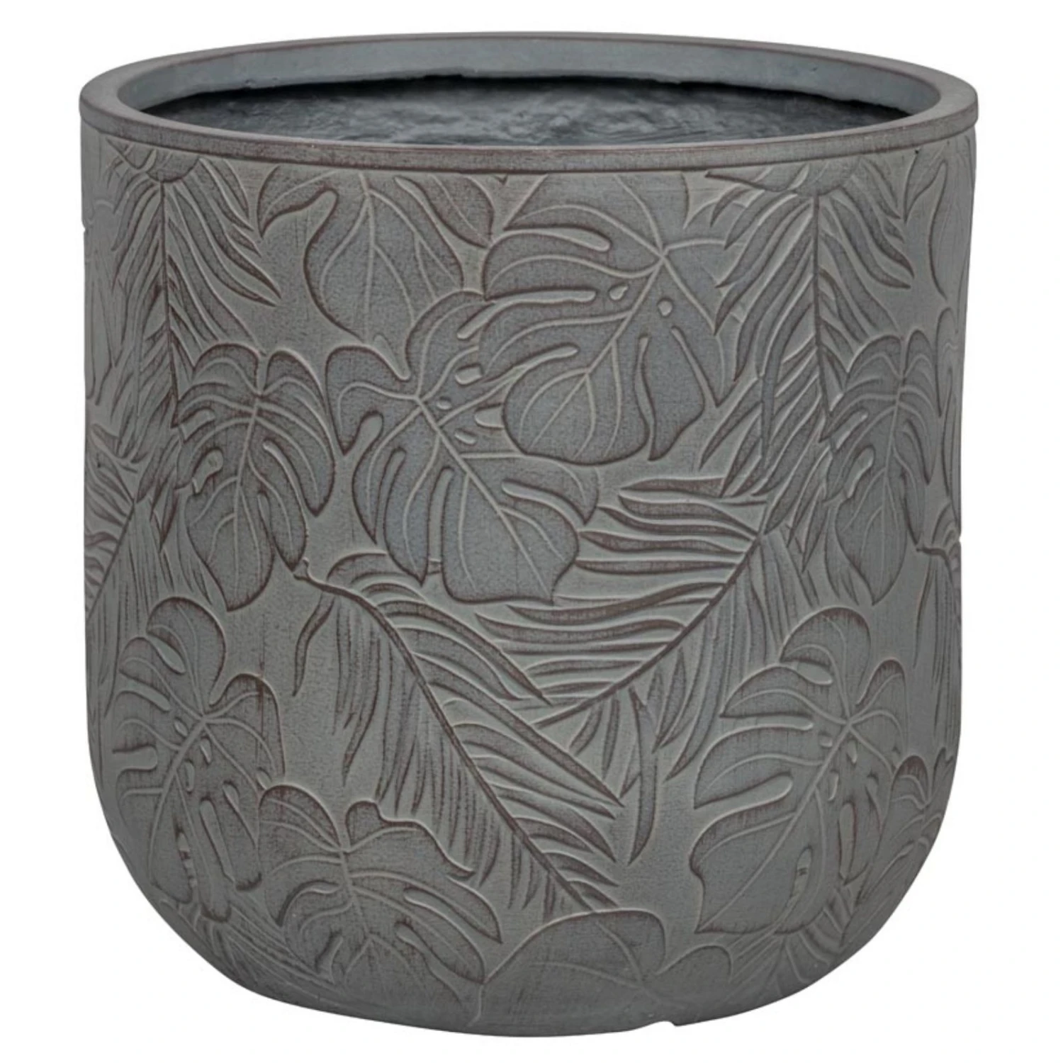 Pflanzgefäß 'Chester 08', Dunkelgrau 3 Pflanzgefäß 'Chester 08', Dunkelgrau