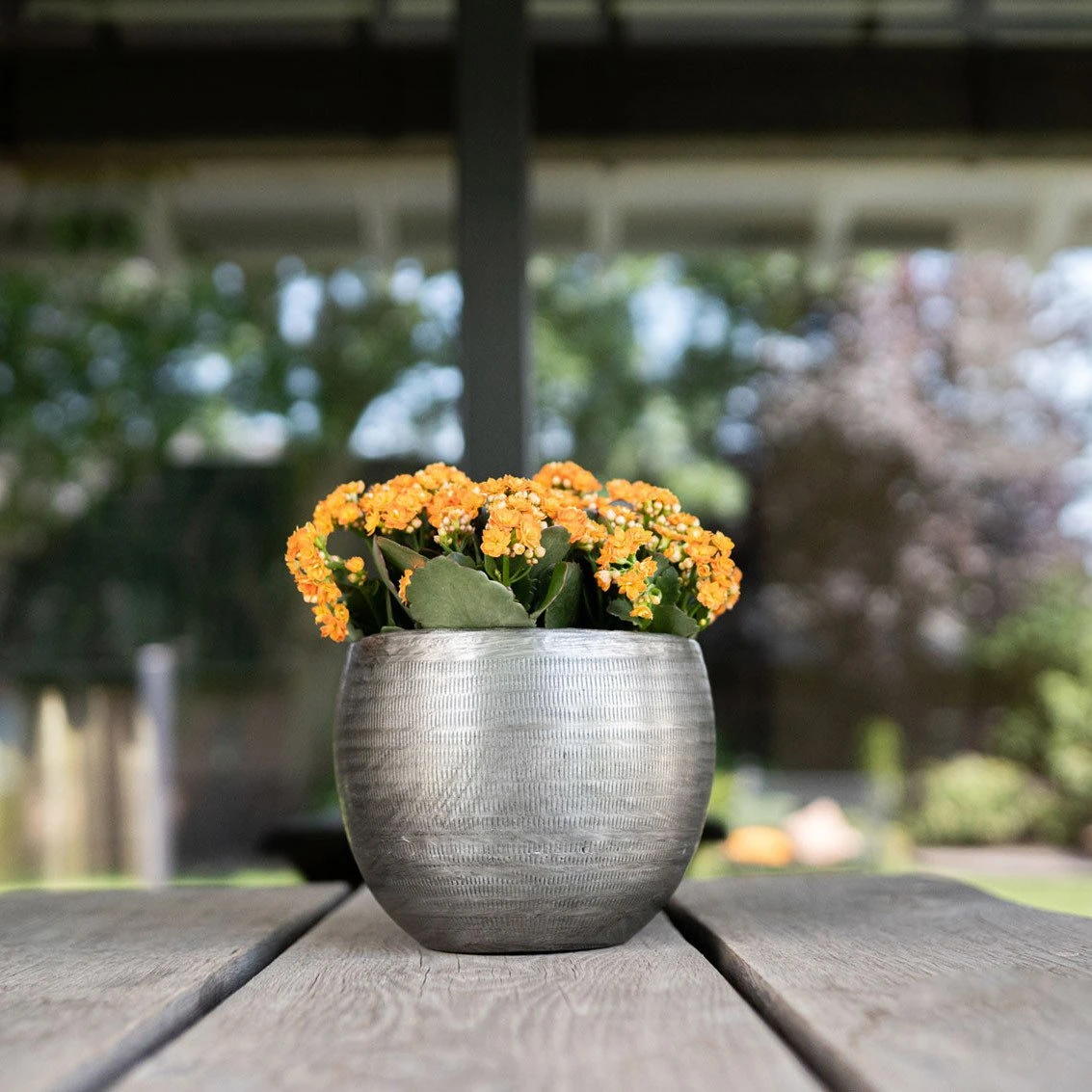 Pflanzgefäß 'Rowen', Silber, Ø 31 X H 28 Cm 3 Pflanzgefäß 'Rowen', Silber, Ø 31 X H 28 Cm